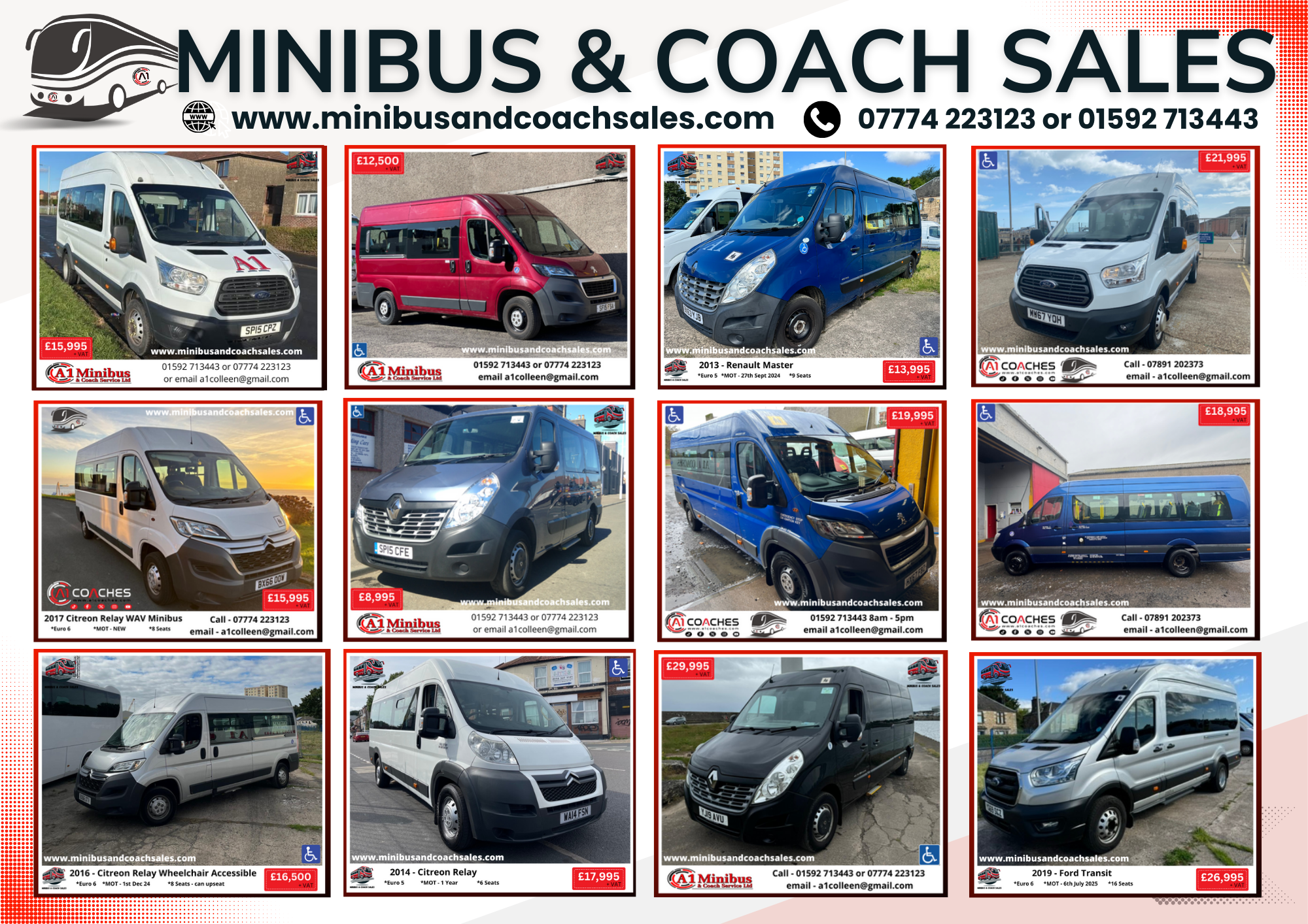 🚐 MINIBUSES FOR SALE – READY TO DRIVE AWAY! 🚐